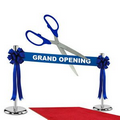 Grand Opening Kit-36" Ceremonial Scissors, Ribbon, Bows, Stanchions, Carpet